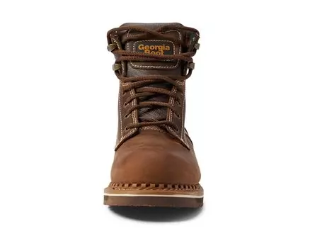 Ботинки 6" Work Leather Comp Toe Georgia Boot, коричневый