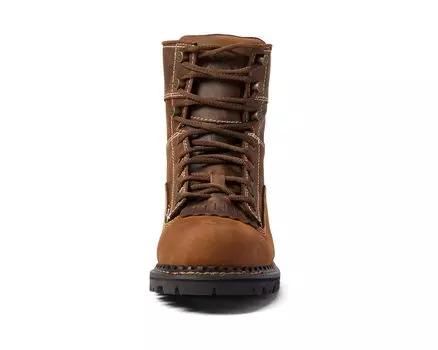 Ботинки 7" Logger Leather Comp Toe Georgia Boot, коричневый