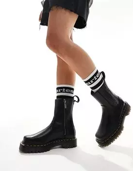 Ботинки Amaayah lo из черной кожи Dr Martens