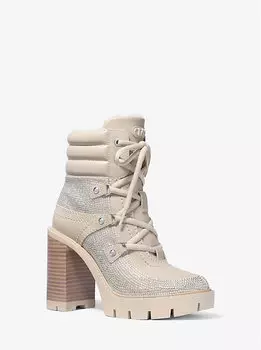 Ботинки Asher, украшенные кристаллами Michael Kors, белый