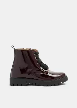 Ботинки Babywalker Lace-Up, бордовый