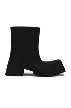 Ботинки Balenciaga Trooper Rubber, черный