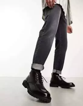 Ботинки Base London Lomax Chukka черного цвета