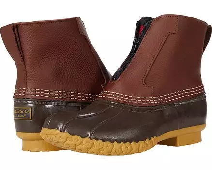 Ботинки Bean Boot 8" Front Zip Fleece Lined L.L.Bean, клен