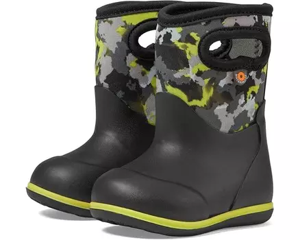 Ботинки Bogs Kids Classic - Camo Textues, черный мульти