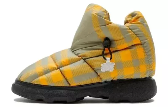 Ботинки Burberry Check Pillow Hunter, желтый