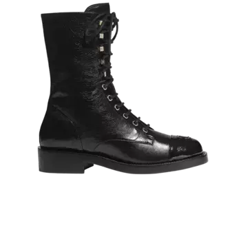 Ботинки Chanel Combat Boot Black, черный
