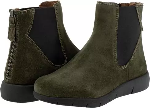 Ботинки Челси Albany SoftWalk, цвет Dark Green Suede
