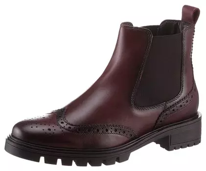 Ботинки Челси ARA, цвет Dark red