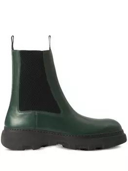 Ботинки челси Burberry, зеленый