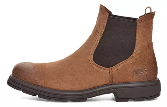 Ботинки Челси Мужские Каштановые Ugg