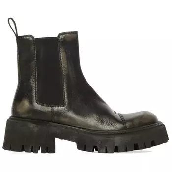 Ботинки челси Tractor женские черные Balenciaga