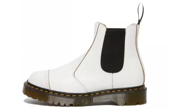Ботинки Челси Унисекс Белые Dr.Martens