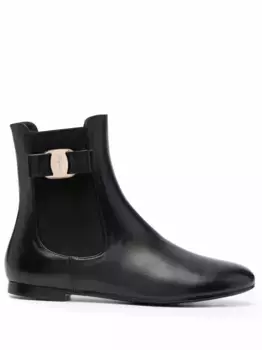 Ботинки челси Vara Bow Ferragamo, черный