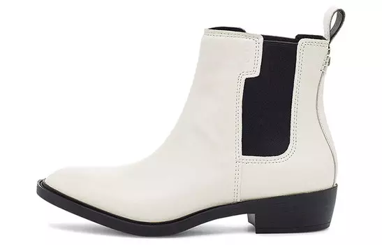 Ботинки Челси женские белые/черные Ugg