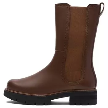 Ботинки Челси женские коричневые Clarks