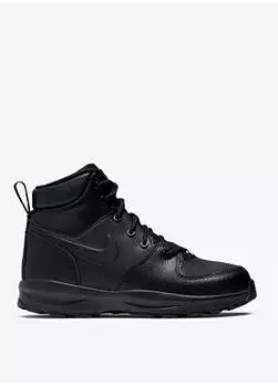 Ботинки черного мальчика Nike, черный