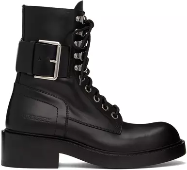 Ботинки черного рекса Burberry