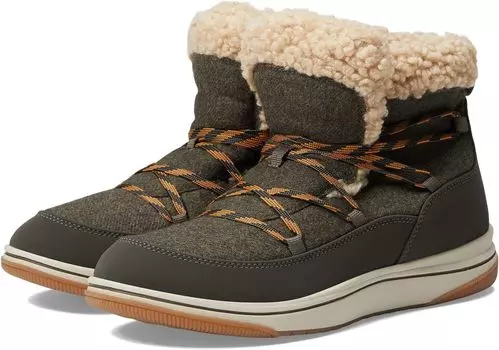 Ботинки Clarks Breeze Glacier, цвет Dark Olive Combi