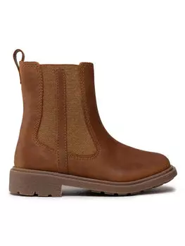 Ботинки Clarks, коричневый
