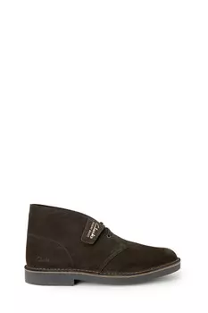 Ботинки Clarks на шнуровке, коричневый