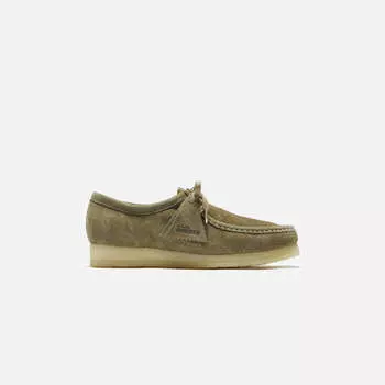 Ботинки Clarks Wallabee, цвет Pale Khaki Suede
