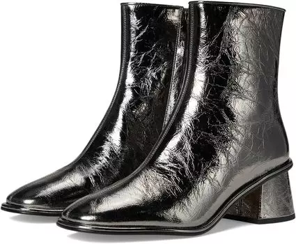 Ботинки COACH Gigi Crinkle Metallic Bootie, цвет Anthracite