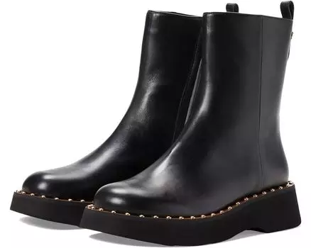 Ботинки COACH Vanesa Leather Bootie, черный