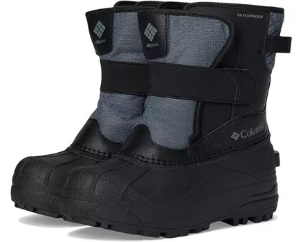 Ботинки Columbia Kids Bugaboot Celsius Strap, цвет Black/Graphite