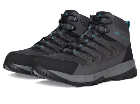 Ботинки Columbia Strata Trail Mid Wp, цвет Dark Grey/Teal