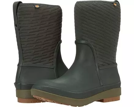 Ботинки Crandall II Mid Zip Bogs, темно-зеленый