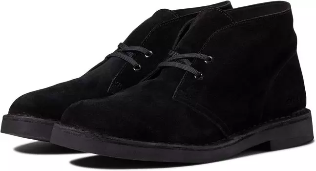 Ботинки Desert Boot Evo Clarks, черная замша
