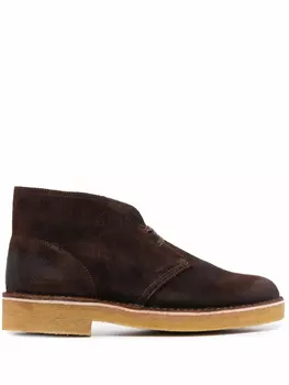 Ботинки дезерты на шнуровке Clarks, коричневый