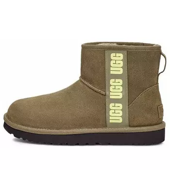 Ботинки для снега с маленьким боковым логотипом Ugg, зеленый