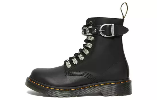 Ботинки Dr.Martens 1460 Pascal Chain Leather Lace Up Boot 'Black' Women's