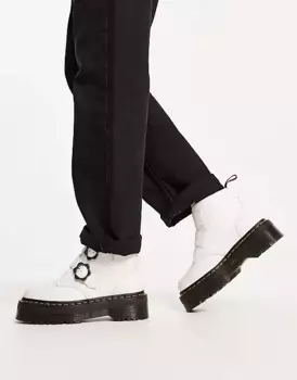 Ботинки Dr Martens Devon Flower, белый