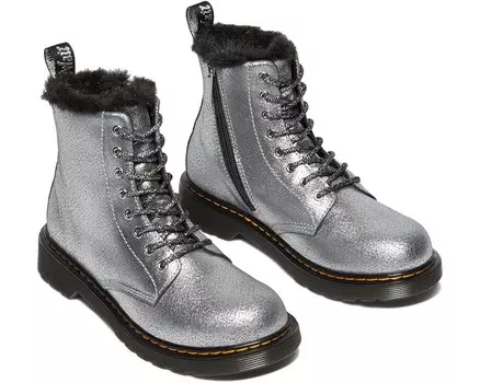 Ботинки Dr. Martens Kid's Collection 1460 Serena Youth, серебряный