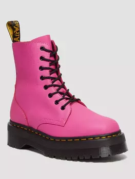Ботинки Dr. Martens Leder, розовый
