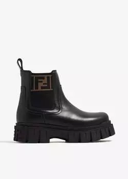 Ботинки Fendi Biker, черный