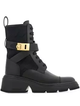 Ботинки Ferragamo Monogram, черный