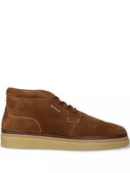 Ботинки из кожи Gant, коричневый