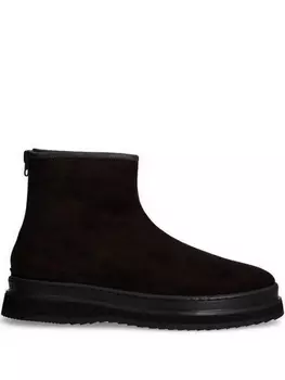 Ботинки из кожи Gant, коричневый