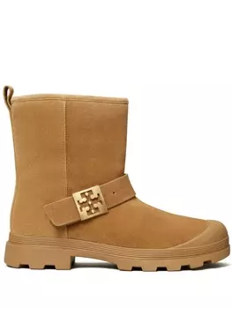 Ботинки из овчины Tory Burch Mellow, коричневый