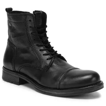 Ботинки Jack&Jones RusselLeather, черный