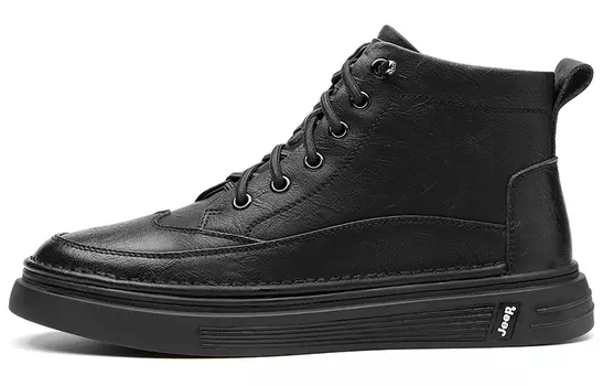 Ботинки Jeep Martin Boots Men High-Top Black