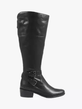 Ботинки Jones Bootmaker Phoebe Leather Medium Calf Knee High, черный