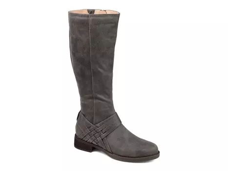 Ботинки Journee Collection до голени, серый