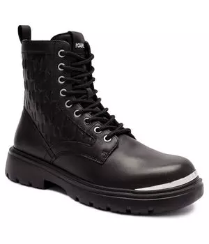 Ботинки кожаные Karl Lagerfeld Mason, черный
