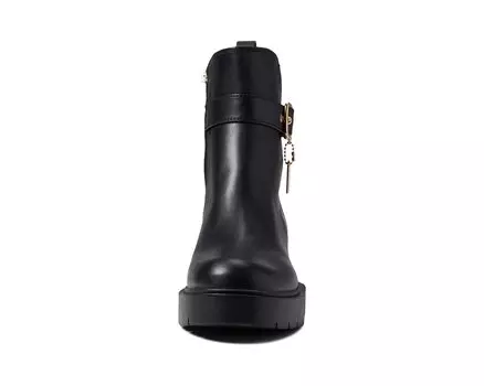 Сапоги Lacey Leather Bootie COACH, черный