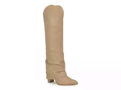 Ботинки Lindey Foldover Nine West, Light Natural Beige